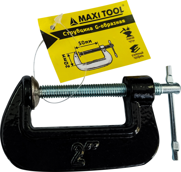 Струбцина G-образная  89091  50х20мм  (1/200) MaxiTool