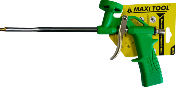 Пистолет 89071 д/монтажн пены пластиковый корпус и ручка MaxiTool (36шт)