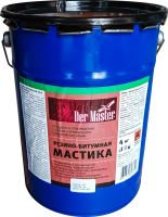 Мастика Резино-Битумная DerMaster  4кг  (1шт/100шт)