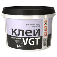 Клей для потолочных покрытий 3,6 кг 1290 ВГТ (4шт) 