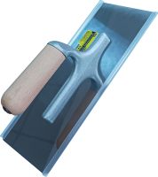 Кельма-гладилка прямоугольная "Венецианская" 280x120х0.7мм.Заточ.Нерж 76035,дер.ручка (60) MaxiTool 