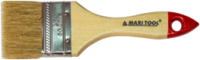 Кисть плоская 3/4 (20мм) 89813 деревянная ручка  (12шт. в уп.) (864) MaxiTool