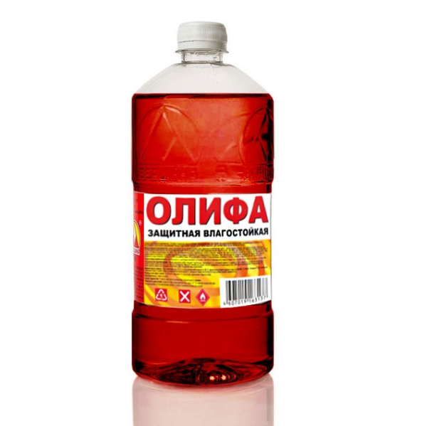 Олифа защитная влагостойкая 1л Вершина (пэт/т) (12/648)