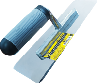 Кельма трапециевидная "Венецианская" 240x100х80х0.6мм. Заточеная. Нерж. 76038 ручка 2К,(60) MaxiTool