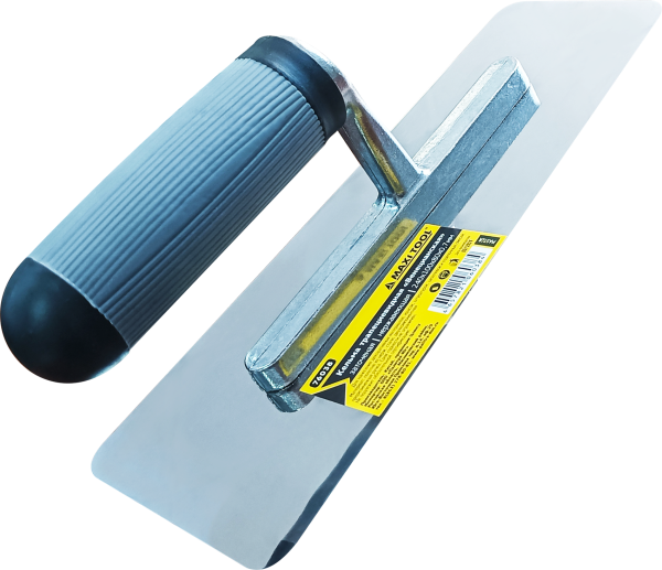 Кельма трапециевидная "Венецианская" 240x100х80х0.6мм. Заточеная. Нерж. 76038 ручка 2К,(60) MaxiTool