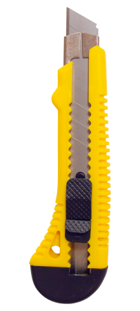 Нож технич. 18*100*0.5mm усил.метал.направл. 81776 (24/240шт) MaxiTool