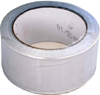 Лента 56826 клеящая алюминиевая, белая, 60мкм, 50мм*50м  (24) MaxiTool