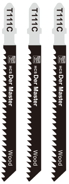 T111C Полотна д/эллобз быстр прям рез древесина 52905 3шт/наб 3*75*100мм(10/100/600)MaxiTool