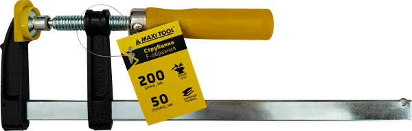 Струбцина F-образная  89098  200х50мм  (1/96) MaxiTool