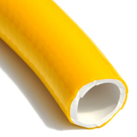 Шланг поливочный армированный ЯНТАРЬ лимонный d20мм, толщина стенки  3 мм ВИТ (25м)