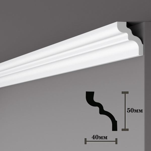 Профиль D 50х40х2000 (60 шт.в уп.)