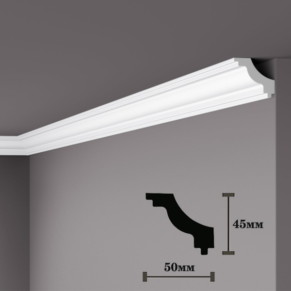 Профиль J 45х50х2000  (48 шт.в уп.)