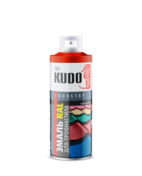 Красная окись эмаль для металлочерепицы и профнастила KU-03009R RAL 3009 (6шт) 520мл