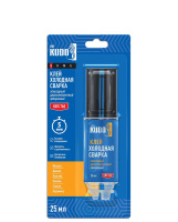 Клей эпоксидный двухкомп. прозрачный KUDO HOME KBS-760 25мл.(двойной шприц/блистер 1шт/12шт./144шт)