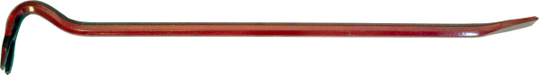 Гвоздодер (450*12мм) 51765 КРАСНЫЙ строительный  (металл) "M038"(25)MaxiTool