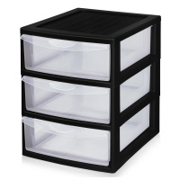 Органайзер "Mini box" 3х-секционный 596 Эльфпласт (8шт)