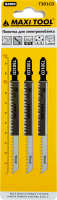 T301CD Полотна д/эллобз чист прям рез дерев 52910 3шт/наб 3*90*116мм(10/100/600)MaxiTool