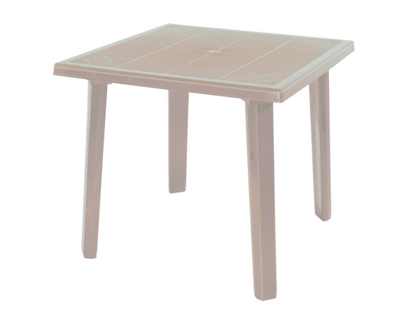 Стол " Верона" квадратный белый 80х80 см 268 Эльфпласт