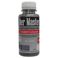 21 черный  КП Der Master 0,1л  для  вн./нар. работ (00000027436) (6шт в упак/18упак)